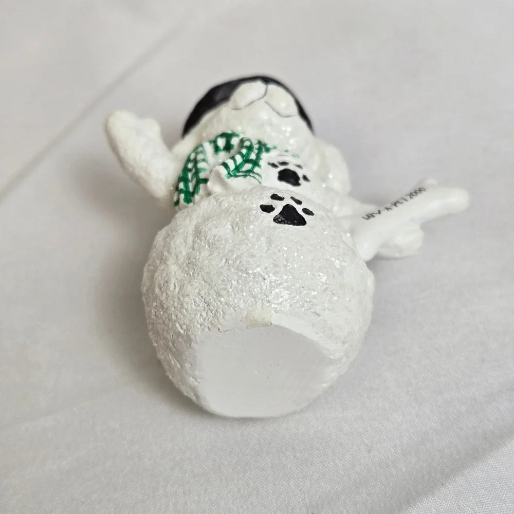 Pet Holiday Luv-A-Pet 2000 Snow Puppy Dog Christmas Ornament‎ & Box Vintage Y2K